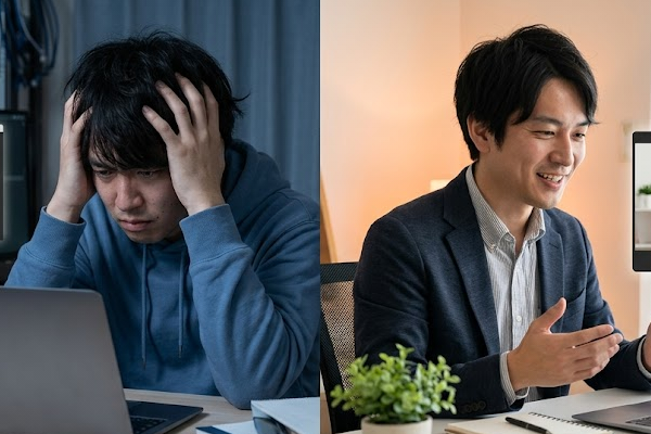 試験に落ちる人と受かる人