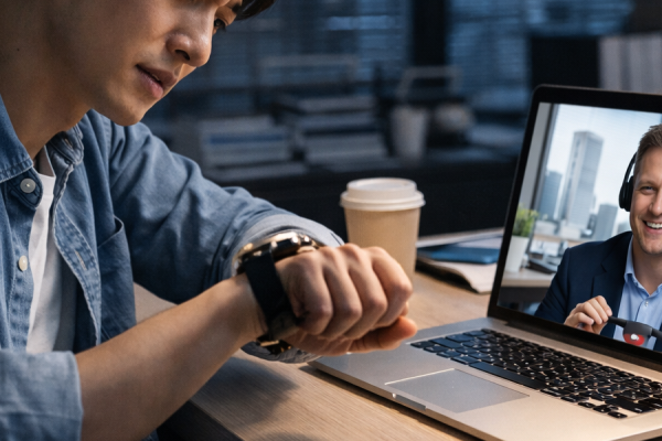 深夜に英会話をするITエンジニア